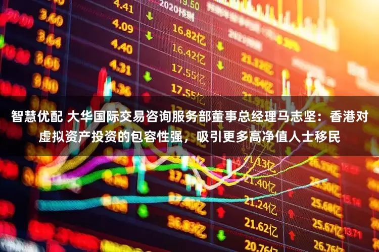 智慧优配 大华国际交易咨询服务部董事总经理马志坚：香港对虚拟资产投资的包容性强，吸引更多高净值人士移民