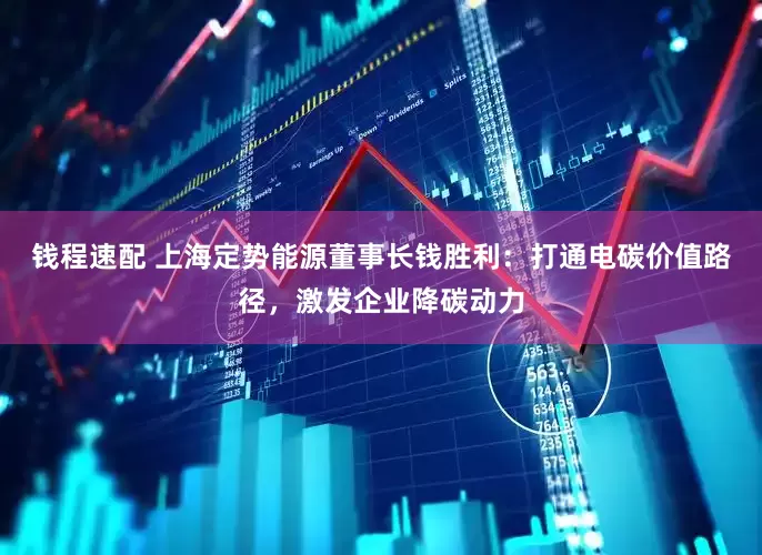 钱程速配 上海定势能源董事长钱胜利：打通电碳价值路径，激发企业降碳动力