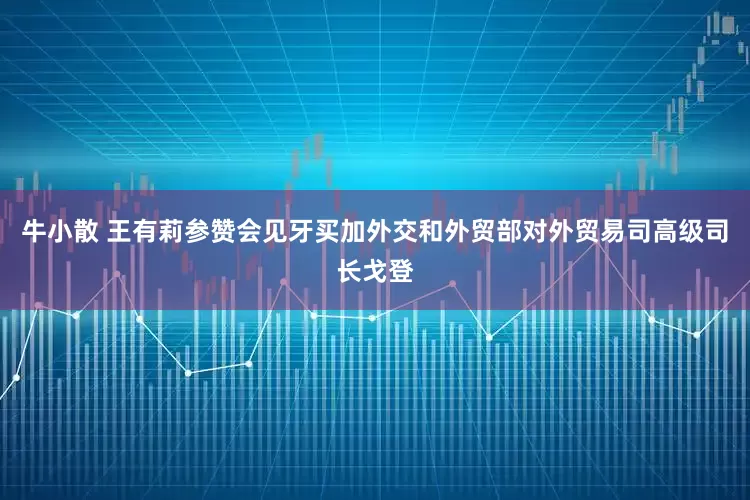 牛小散 王有莉参赞会见牙买加外交和外贸部对外贸易司高级司长戈登
