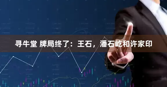 寻牛堂 牌局终了：王石，潘石屹和许家印